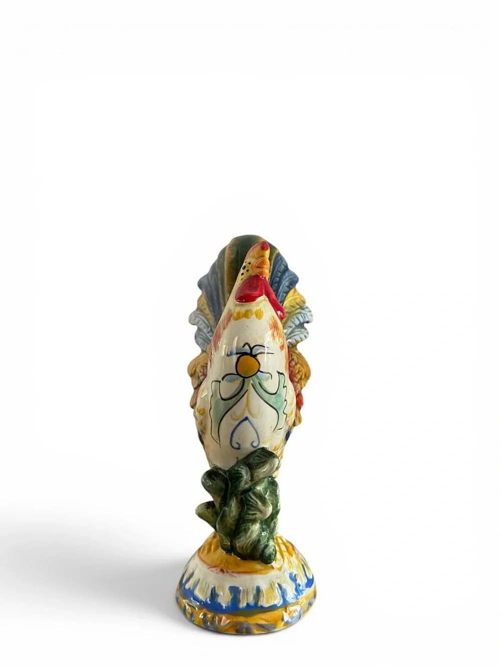 Fitz & Floyd Ricamo Rooster and Hen Salt & Pepper Set of 2